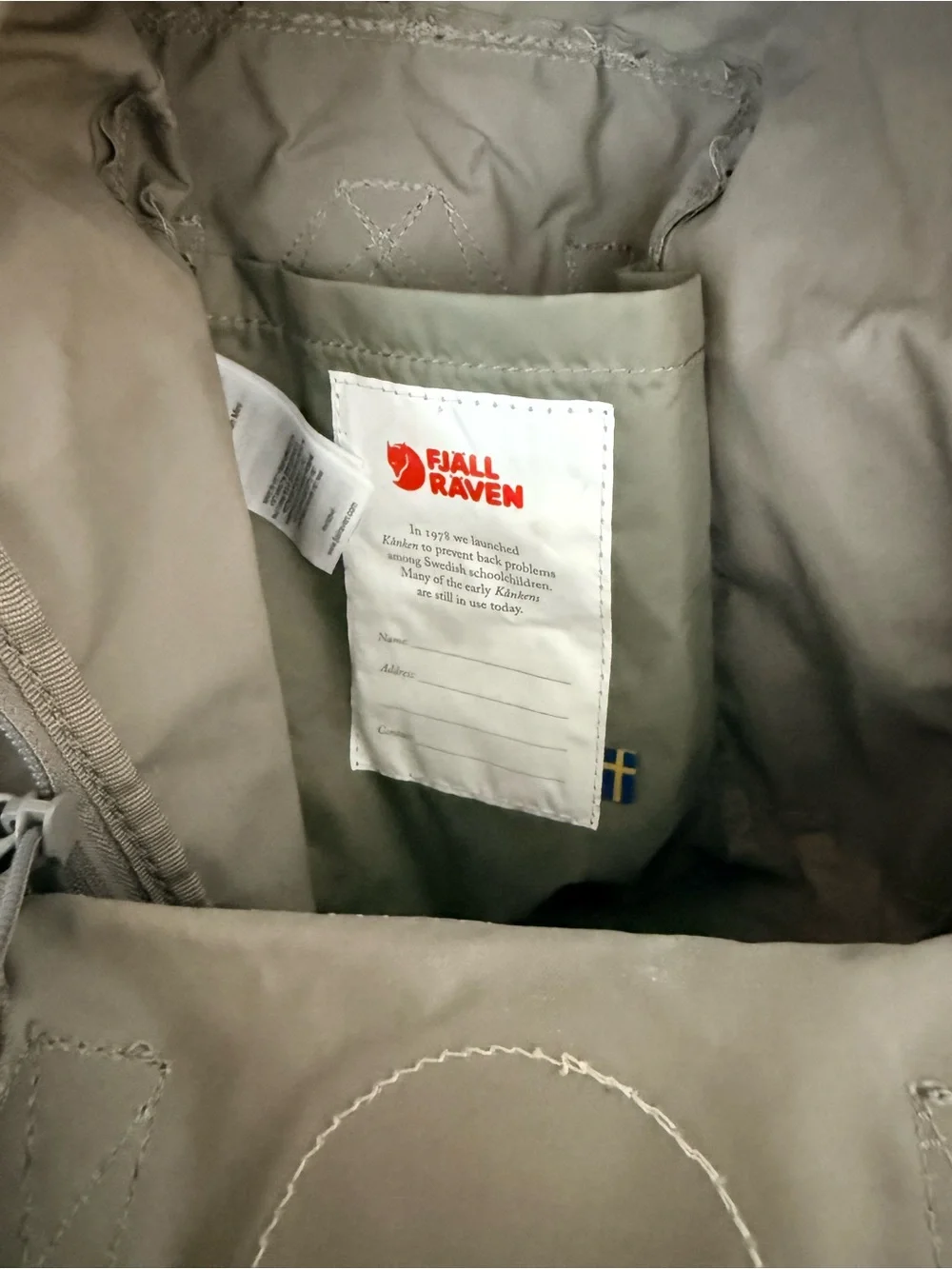 Fjällräven Kånken Mini Backpack Fog Gray 7L